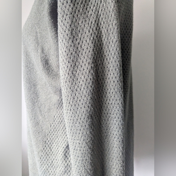 Sweet Romeo Olive Green Woven Long Sleeve Crew Neck Blouse - Picture 6 of 10